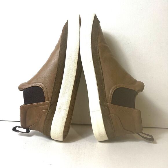 Staheekum Shoes Brown Comfort Casual Suede Leather Men's Size 9 Sneakers Slip On - Picture 6 of 11